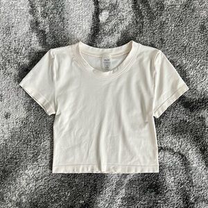 Sunday Best Light Birch Sinchseamless Willow Cropped T-Shirt